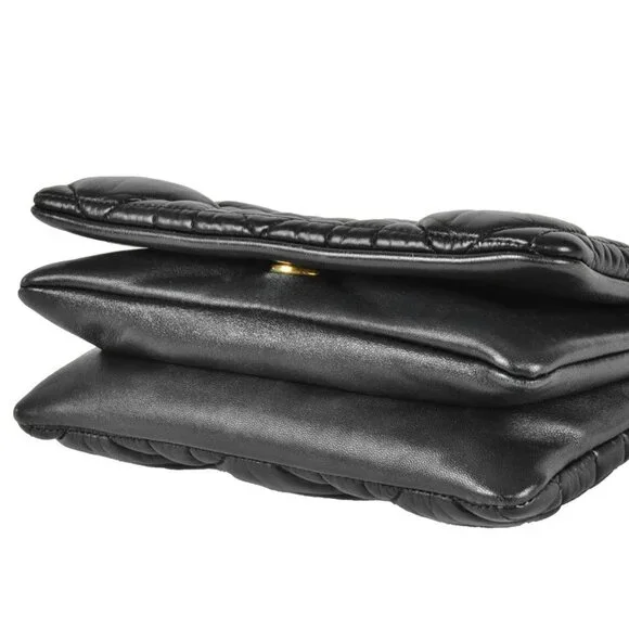 CHRISTIAN DIOR Black Leather Shoulder Bag - Picture 4 of 10